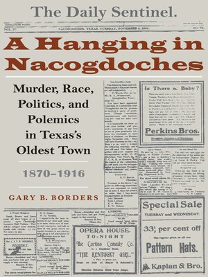 cover image of A Hanging in Nacogdoches